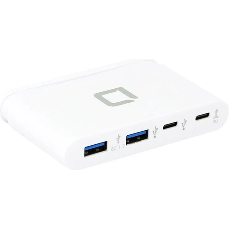 Dicota USB-C Portable Hub 4-in-1 USB-Hubs - 4 - Weiß (D31731) - Preisvergleich