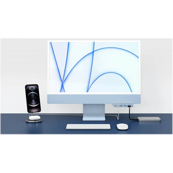 Hyper Drive HD34A6 - Hub - 5 x SuperSpeed USB 3.0 - clamp-mountable USB-Hubs - USB 3.0 - 5 - Weiß (HD34A6) – Bild 4