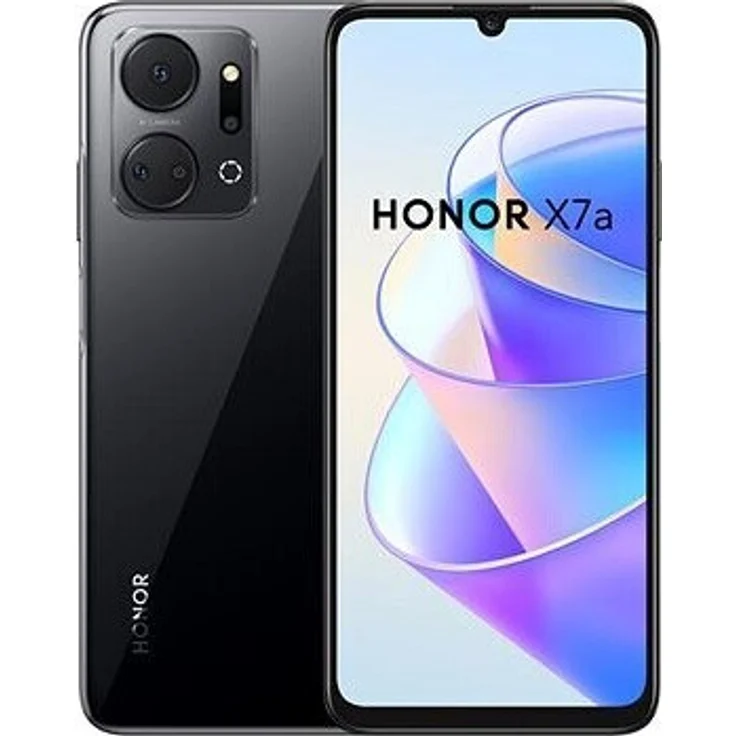 Honor X7a Smartphone 17,14cm (6,75 Zoll) LCD-Display, 128GB interner Speicher, 4GB RAM, Dual-SIM, Android 12, Midnight Black – Bild 1