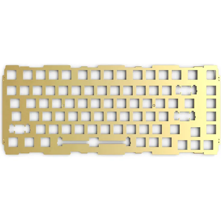 Glorious GMMK Pro 75 % Switch Plate Messing, ANSI
