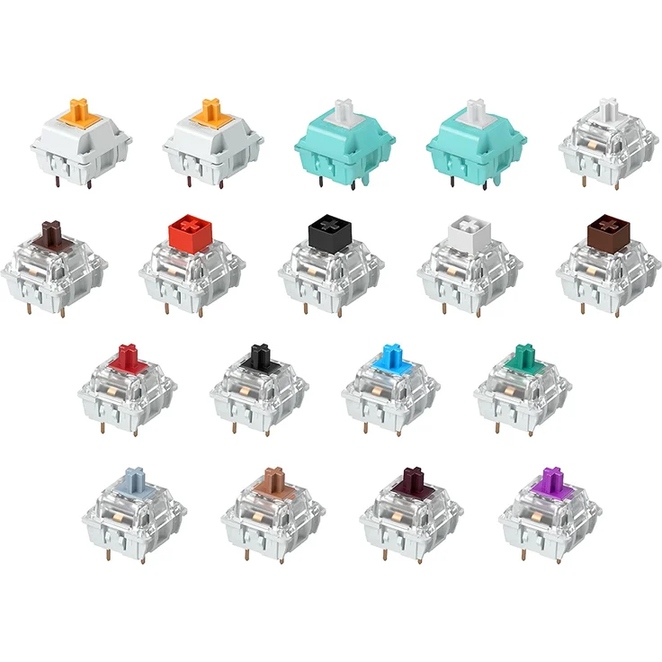 Glorious PC Gaming Race Keyboard Switch Sample Pack mit 14 unterschiedlichen Switch-Typen – Bild 1