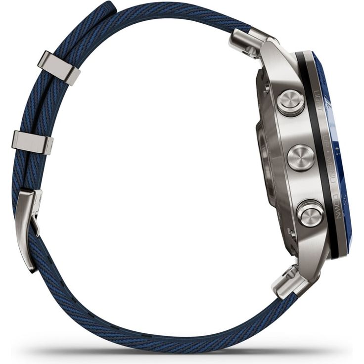 Garmin Marq Generation 2 Captain Smartwatch GPS, Unisex, 46mm, Titaniumgehäuse, Nylonarmband, Blau – Bild 5