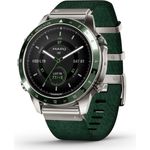 Garmin Marq Generation 2 Golfer Smartwatch GPS, Unisex, 46mm, Titaniumgehäuse, Nylonarmband, Grün