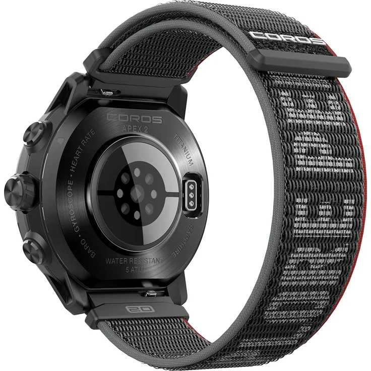 Coros Apex 2 GPS Smartwatch Unisex, 43mm, Nylonarmband, Black – Bild 6