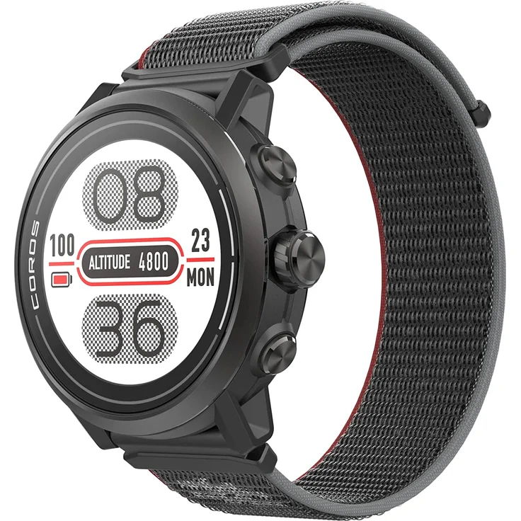 Coros Apex 2 GPS Smartwatch Unisex, 43mm, Nylonarmband, Black – Bild 1
