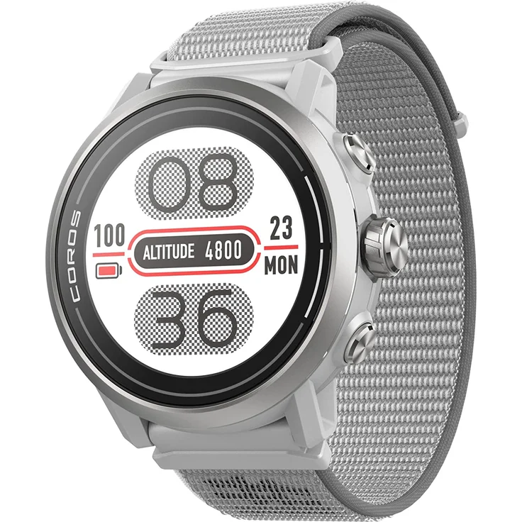 Coros Apex 2 GPS Smartwatch Unisex, 43mm, Nylonarmband, Grey – Bild 3