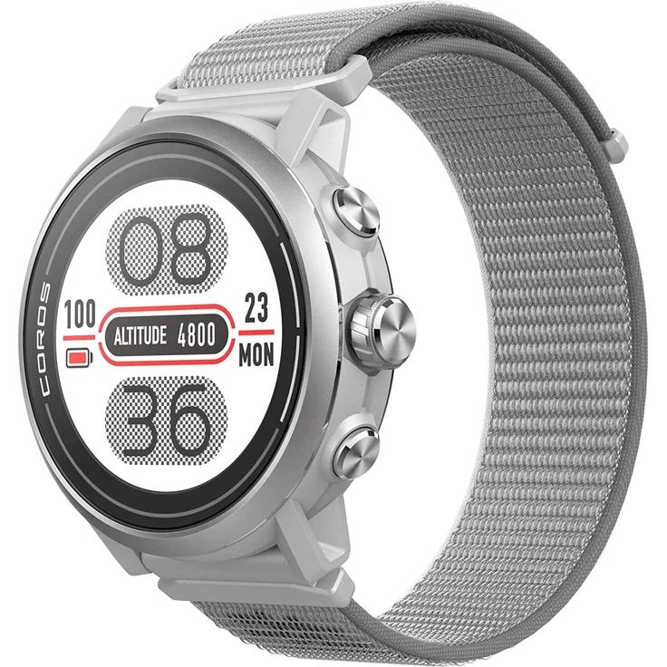 Coros Apex 2 GPS Smartwatch Unisex, 43mm, Nylonarmband, Grey – Bild 1