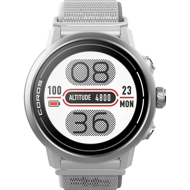 Coros Apex 2 GPS Smartwatch Unisex, 43mm, Nylonarmband, Grey – Bild 2