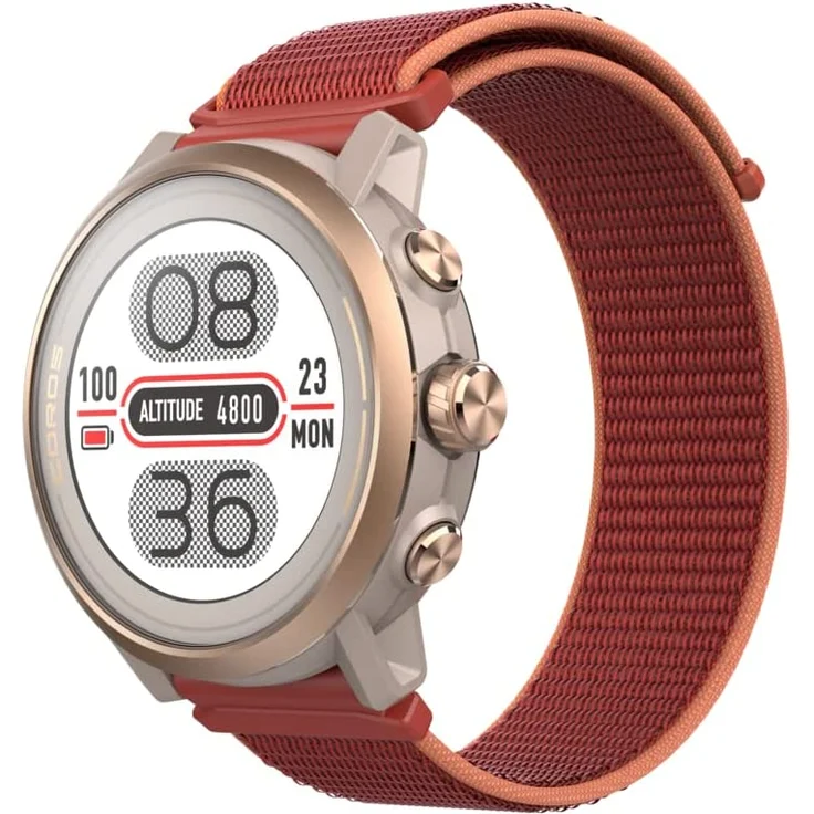Coros Apex 2 GPS Smartwatch Unisex, 43mm, Nylonarmband, Coral – Bild 1