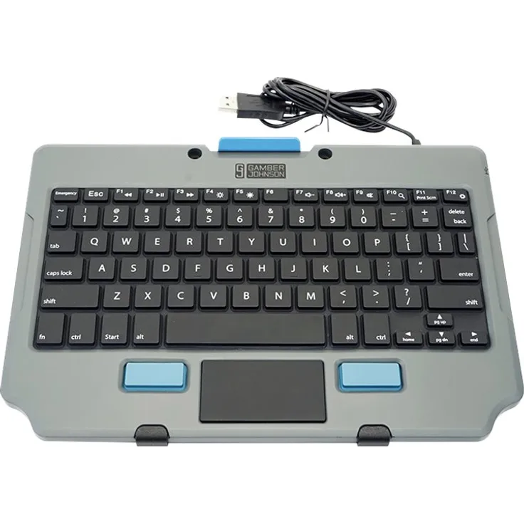 Gamber-Johnson Quick Release Keyboard Cradle Montagekomponente (Cradle) für Tastatur Schwarz Montageschnittstelle: 75 x 75 mm für Gamber Johnson Rugged Lite