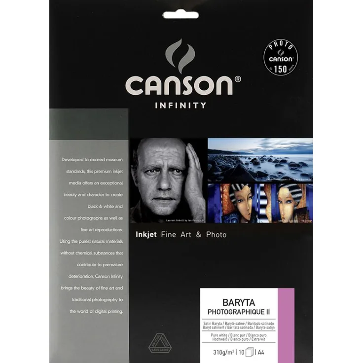 CANSON INFINITY Fotopapier BARYTA Photographique II, A4 