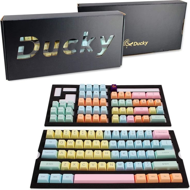 Ducky Keycaps de Layout Double-Shot ABS Keycaps Set Tastenkappen für Mechanische Tastatur Cherry MX Switches 108 Taste - Preisvergleich