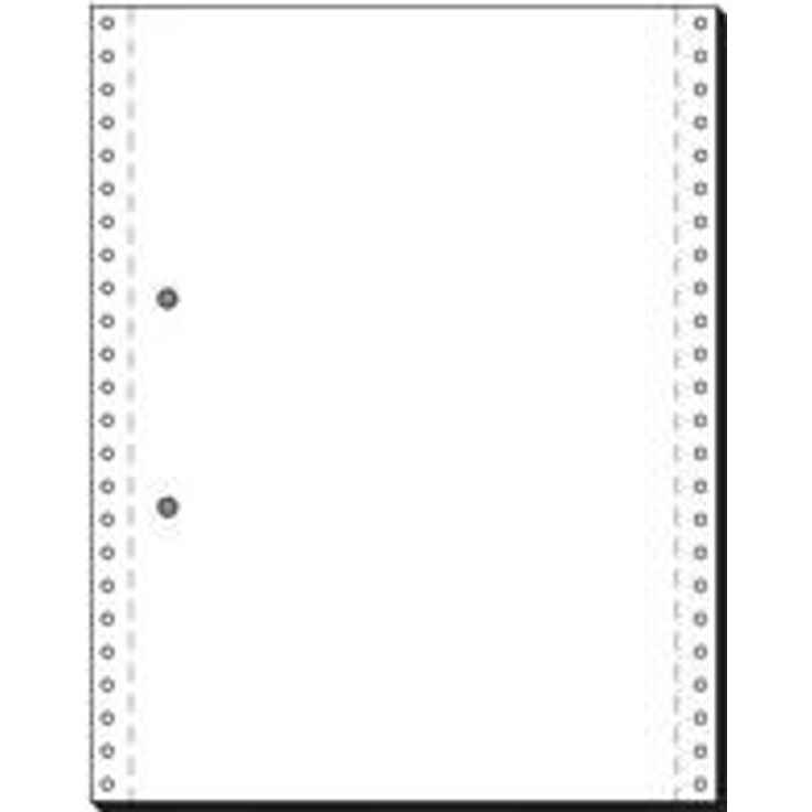 sigel DIN-Computerpapier endlos, 240 mm x 12" (30,48 cm) A4 ,1-fach, 60 g-qm, blanko, Längsperforation Inhalt: 2.000 Blatt (12 249) (PIPRSI12249)