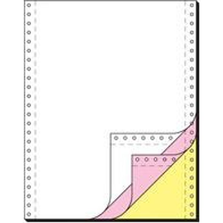 sigel DIN-Computerpapier endlos, 240 mm x 12" (30,48 cm) A4, 3-fach, 52-53-52 g-qm, SD, selbstdurchschreibend, blanko, Längsperforation, neutrale Verpackung Inhalt: 600 Blatt (91300) (HDUBSI91300) - Preisvergleich