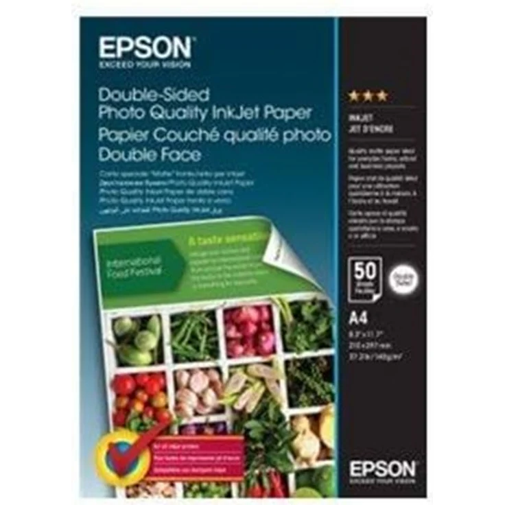 Epson Double-Sided Photo Quality Inkjet Paper (C13S400059)