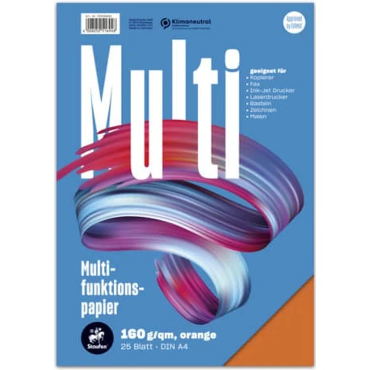 Kopierpapier A4 160g 25BL orange (754051694) – Bild 1
