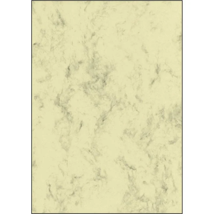 sigel Marmor-Papier, A4, 90 g-qm, Feinpapier, beige 