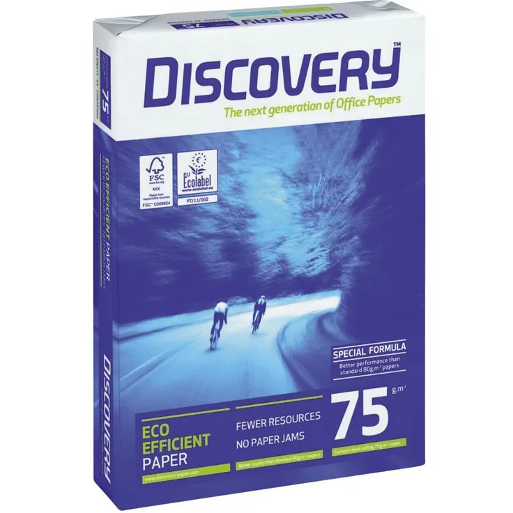 DISCOVERY Kopierpapier A4 75g 500BL 2f-gel weiß 834279A75S 