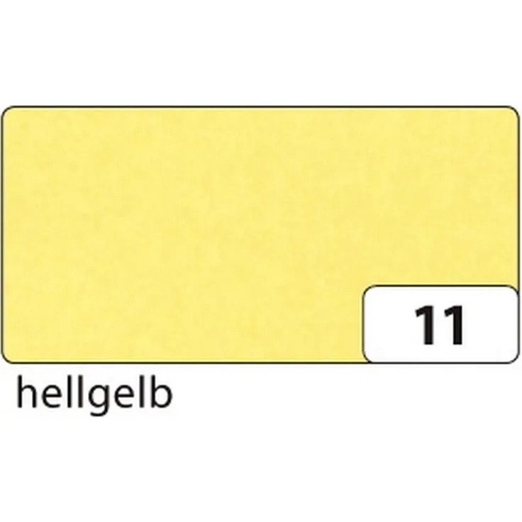 Folia Transparentpapier - hellgelb, 50,5 cm x 70 cm, 115 g-qm 