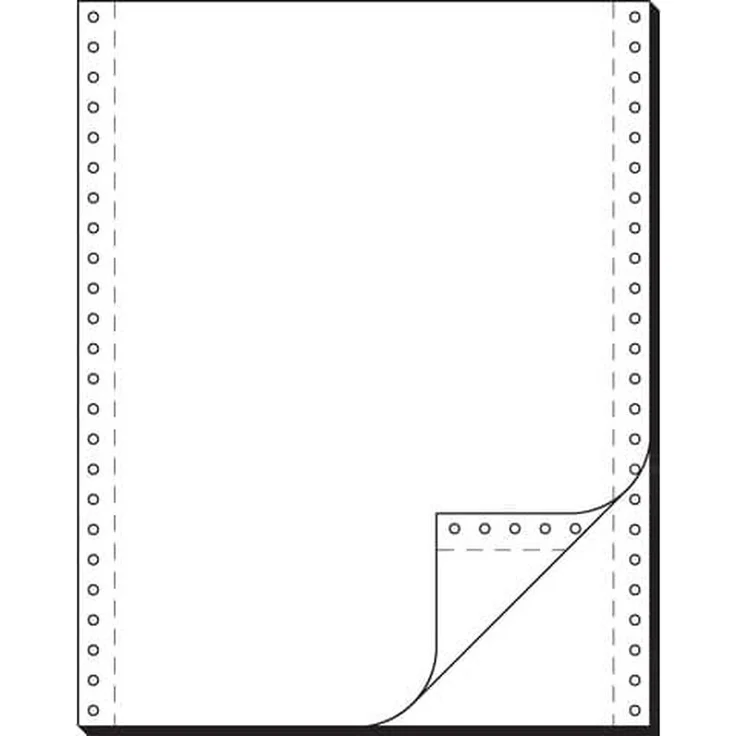 NEUTRAL Computerpapier 12x240 2f SD 1000Bl 52-52g blanko mit LP  – Bild 2