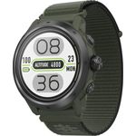 Coros Apex 2 Smartwatch GPS, Unisex, 46mm, Gehäuse aus Titanlegierung, Nylonarmband, Green