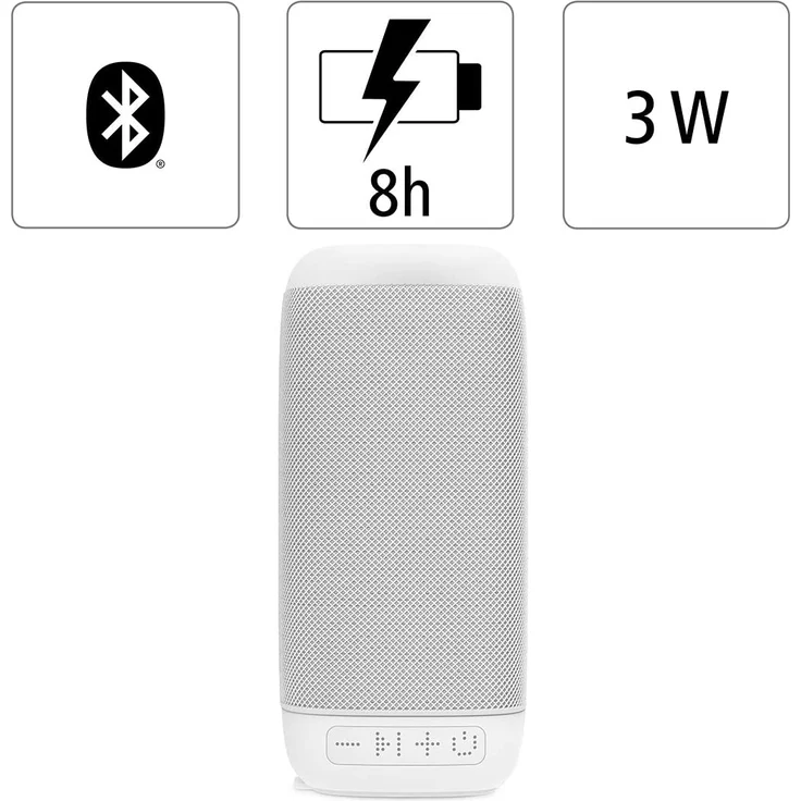 188205 Tube 2.0 Bluetooth Lautsprecher (Weiß) – Bild 2