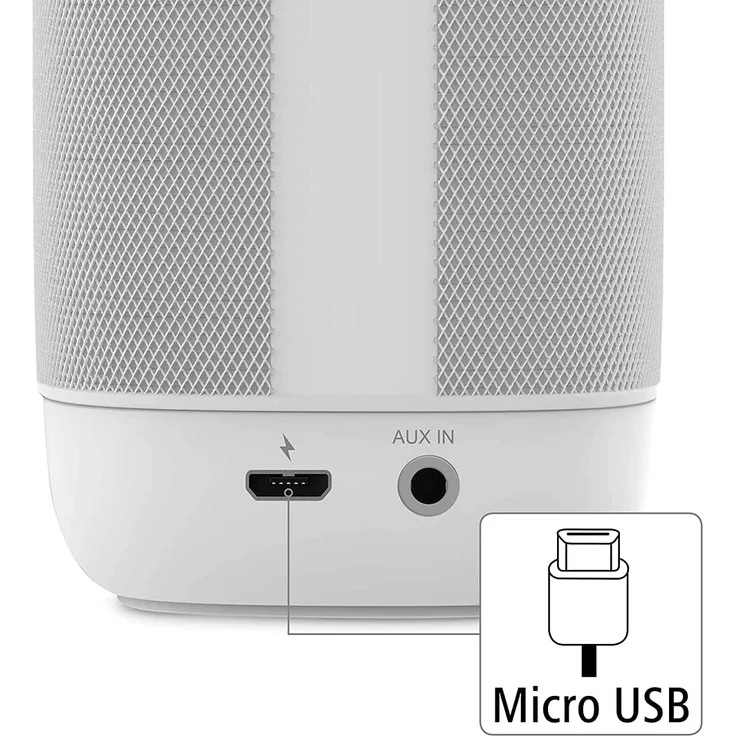 188205 Tube 2.0 Bluetooth Lautsprecher (Weiß) – Bild 4