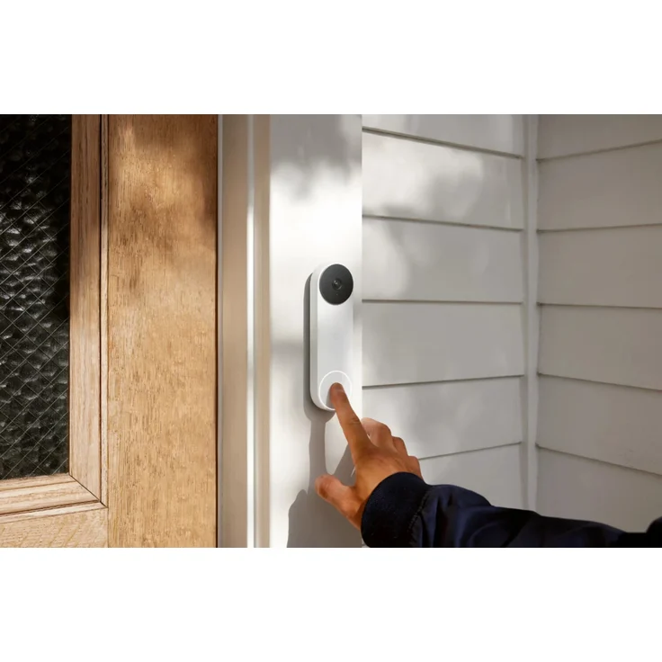 Google Nest Doorbell - drahtlose WLAN Video-Türklingel mit Akku, weiß (GA01318-DE) – Bild 4