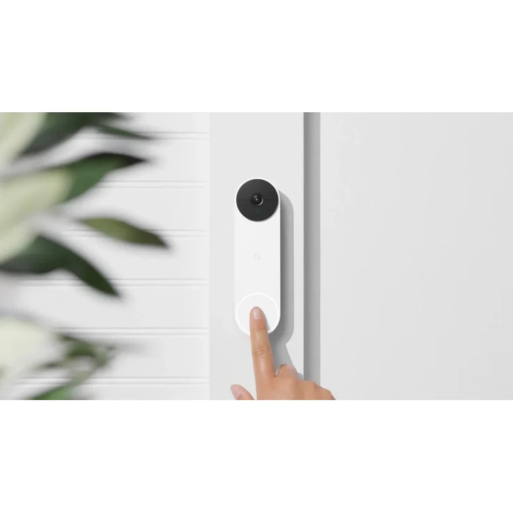 Google Nest Doorbell - drahtlose WLAN Video-Türklingel mit Akku, weiß (GA01318-DE) – Bild 3