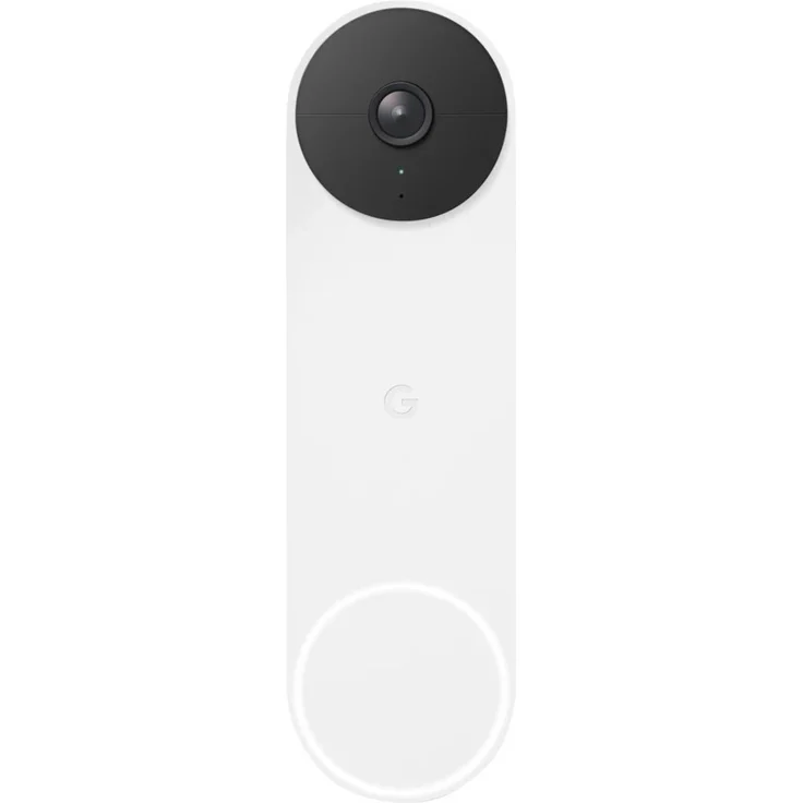 Google Nest Doorbell - drahtlose WLAN Video-Türklingel mit Akku, weiß (GA01318-DE) – Bild 1