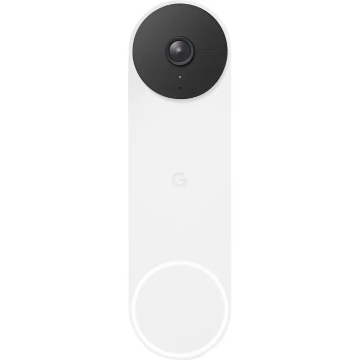 Google Nest Doorbell - drahtlose WLAN Video-Türklingel mit Akku, weiß (GA01318-DE)
