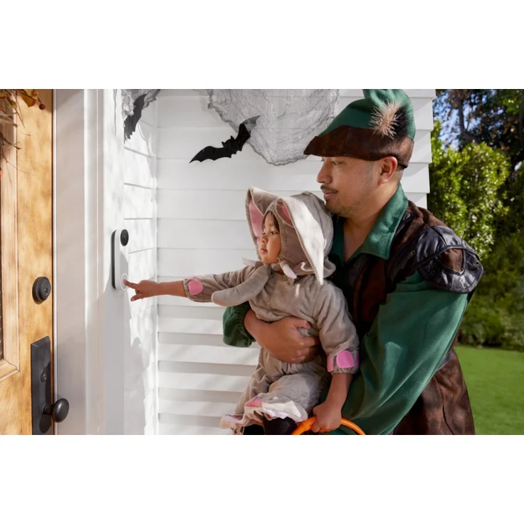 Google Nest Doorbell - drahtlose WLAN Video-Türklingel mit Akku, weiß (GA01318-DE) – Bild 7