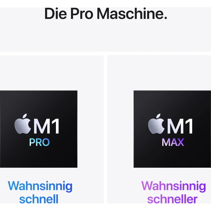 Apple MacBook Pro 14 (2021) - 14 Zoll (3.024 x 1.964) Retina, Apple M1 Pro, 16GB RAM, 1000GB SSD, Apple 16 Core, macOS (Space Grau) (MKGQ3D/A) – Bild 5