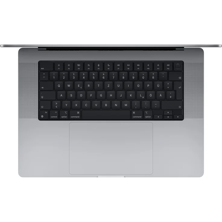 Apple MacBook Pro 16 (2021) - 16 Zoll (3.456 x 2.234) Retina, Apple M1 Pro, 16GB RAM, 512GB SSD, Apple 16 Core, macOS (Space Grau) (MK183D/A) – Bild 2