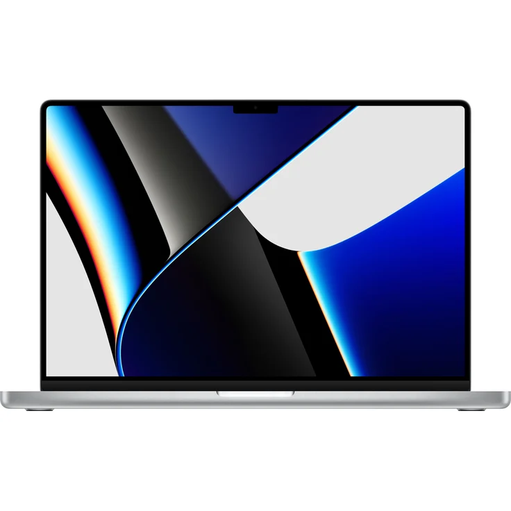 Apple MacBook Pro 16 (2021) - 16 Zoll (3.456 x 2.234) Retina, Apple M1 Pro, 16GB RAM, 512GB SSD, Apple 16 Core, macOS (Silber) (MK1E3D/A) – Bild 1