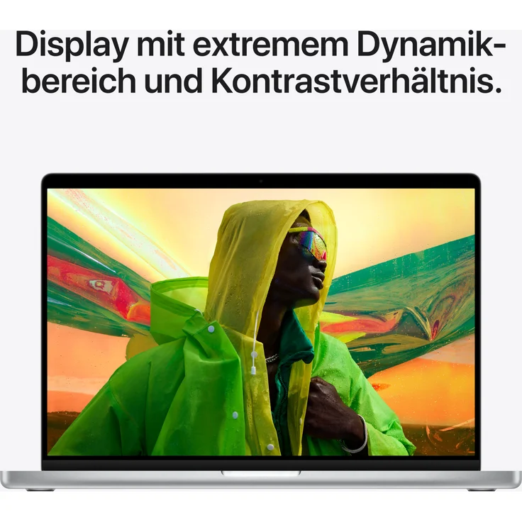 Apple MacBook Pro 16 (2021) - 16 Zoll (3.456 x 2.234) Retina, Apple M1 Pro, 16GB RAM, 512GB SSD, Apple 16 Core, macOS (Silber) (MK1E3D/A) – Bild 8