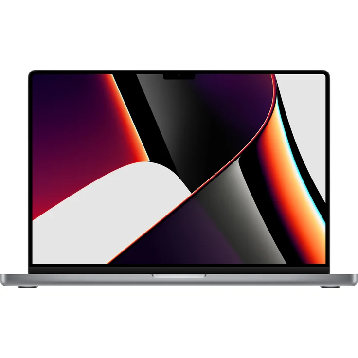 Apple MacBook Pro 16 (2021) - 16 Zoll (3.456 x 2.234) Retina, Apple M1 Pro, 16GB RAM, 512GB SSD, Apple 16 Core, macOS (Space Grau) (MK183D/A) – Bild 1