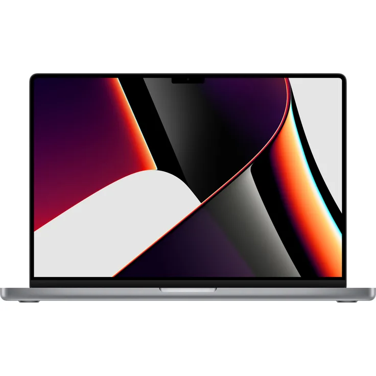 Apple MacBook Pro 16 (2021) - 16 Zoll (3.456 x 2.234) Retina, Apple M1 Pro, 16GB RAM, 512GB SSD, Apple 16 Core, macOS (Space Grau) (MK183D/A)