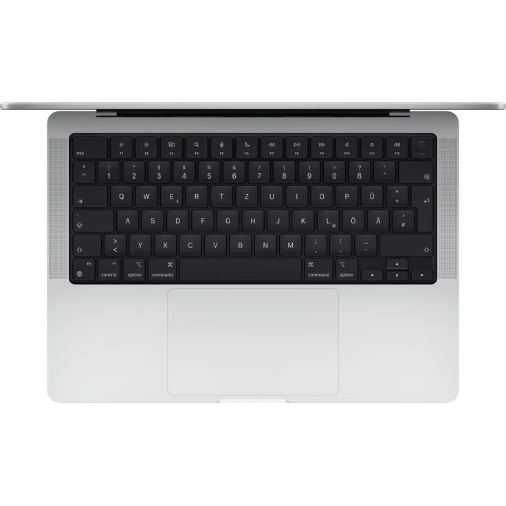 Apple MacBook Pro 14 (2021) - 14 Zoll (3.024 x 1.964) Retina, Apple M1 Pro, 16GB RAM, 512GB SSD, Apple 14 Core, macOS (Silber) (MKGR3D/A) – Bild 2