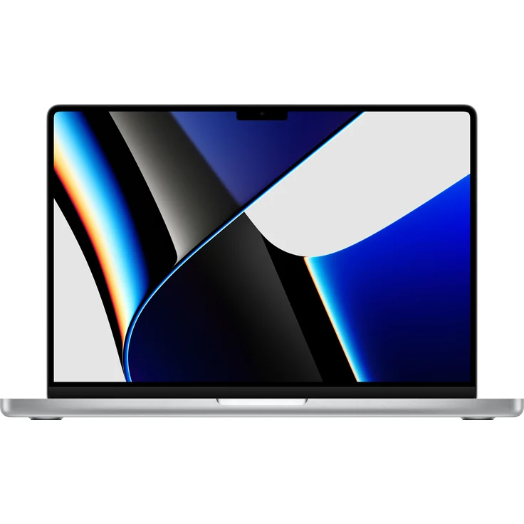 Apple MacBook Pro 14 (2021) - 14 Zoll (3.024 x 1.964) Retina, Apple M1 Pro, 16GB RAM, 512GB SSD, Apple 14 Core, macOS (Silber) (MKGR3D/A) – Bild 1
