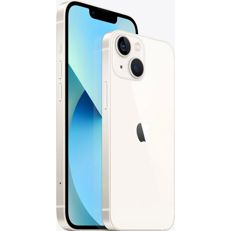 Apple iPhone 13 5G Smartphone 15,4cm (6,1 Zoll) Super Retina XDR Display, 128GB interner Speicher, iOS 15, Starlight – Bild 3