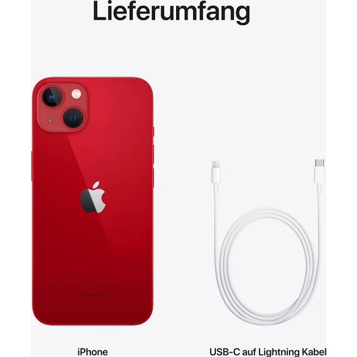 Apple iPhone 13 5G Smartphone 15,4cm (6,1 Zoll) Super Retina XDR Display, 128GB interner Speicher, iOS 15, (PRODUCT)RED – Bild 9