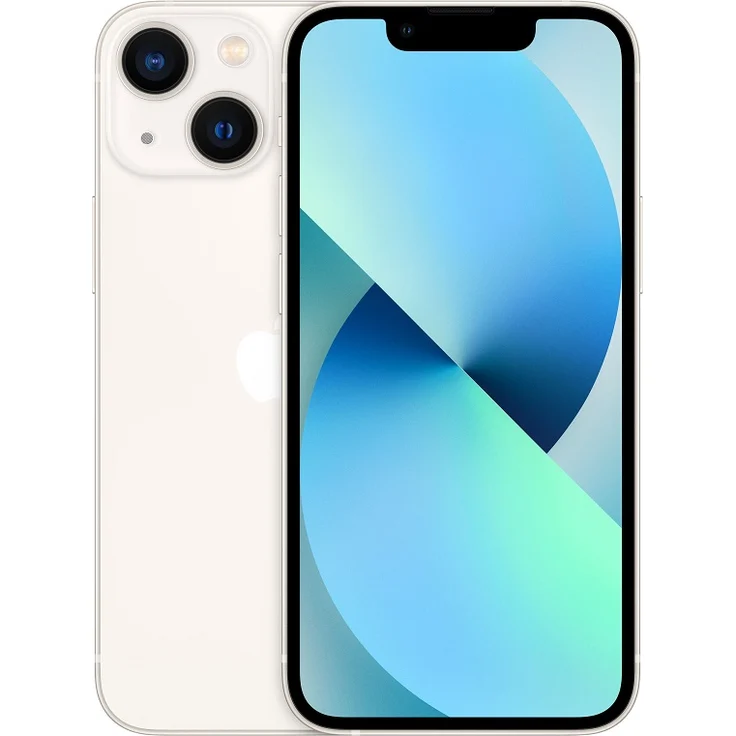 Apple iPhone 13 mini 5G Smartphone 13,7cm (5,4 Zoll) Super Retina XDR Display, 128GB interner Speicher, iOS 15, Starlight – Bild 1
