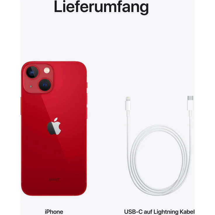 Apple iPhone 13 mini 5G Smartphone 13,7cm (5,4 Zoll) Super Retina XDR Display, 128GB interner Speicher, iOS 15, (PRODUCT)RED – Bild 9