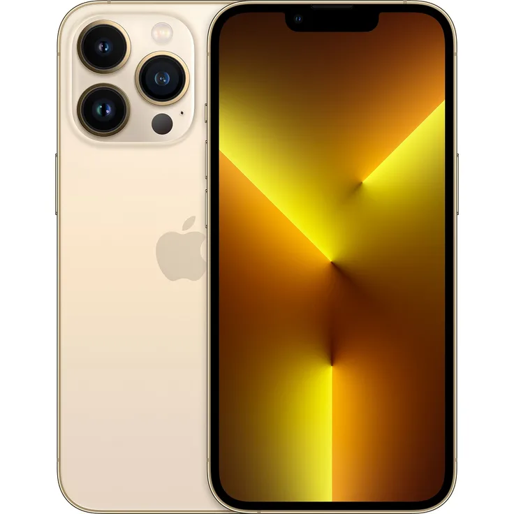 Apple iPhone 13 Pro 5G Smartphone 15,4cm (6,1 Zoll) Super Retina XDR Display mit ProMotion, 256GB interner Speicher, iOS 15, Gold