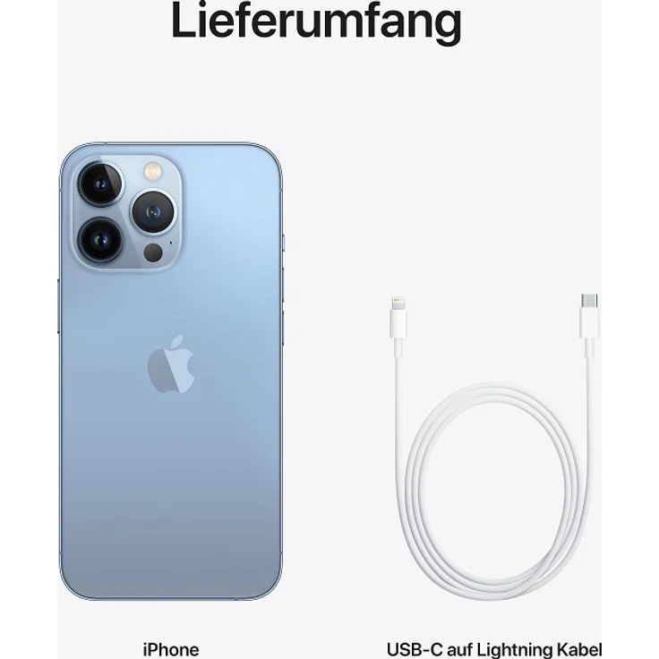 Apple iPhone 13 Pro 5G Smartphone 15,4cm (6,1 Zoll) Super Retina XDR Display mit ProMotion, 256GB interner Speicher, iOS 15, Sierra Blue – Bild 9