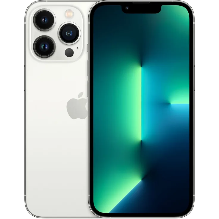 Apple iPhone 13 Pro 5G Smartphone 15,4cm (6,1 Zoll) Super Retina XDR Display mit ProMotion, 256GB interner Speicher, iOS 15, Silver
