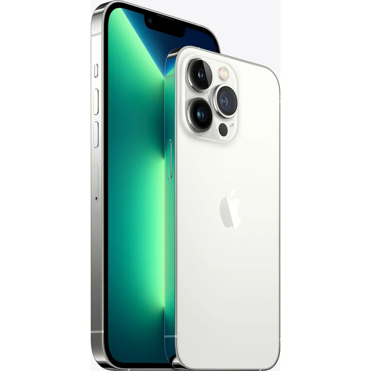 Apple iPhone 13 Pro 5G Smartphone 15,4cm (6,1 Zoll) Super Retina XDR Display mit ProMotion, 256GB interner Speicher, iOS 15, Silver – Bild 3