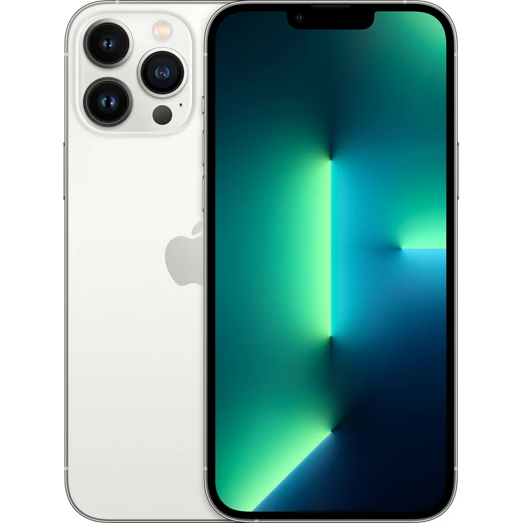 Apple iPhone 13 Pro Max 5G Smartphone 17cm (6,7 Zoll) Super Retina XDR Display mit ProMotion, 256GB interner Speicher, iOS 15, Silver – Bild 1