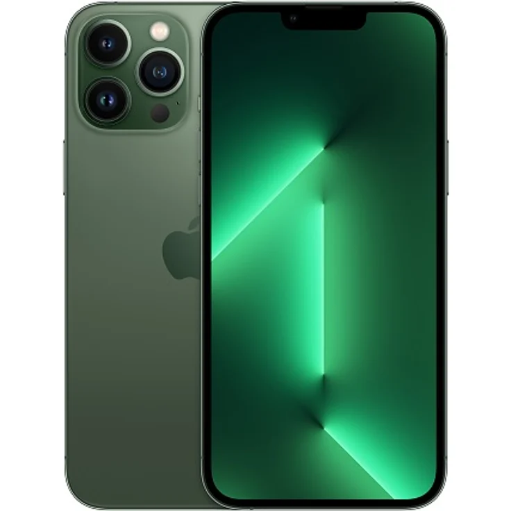 Apple iPhone 13 Pro Max 5G Smartphone 17cm (6,7 Zoll) Super Retina XDR Display mit ProMotion, 128GB interner Speicher, iOS 15, Alpine Green (MNCY3ZD/A) – Bild 1
